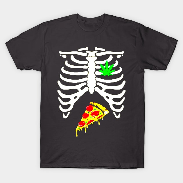 Pizza pot leaf T-Shirt by camillecharbonneau93